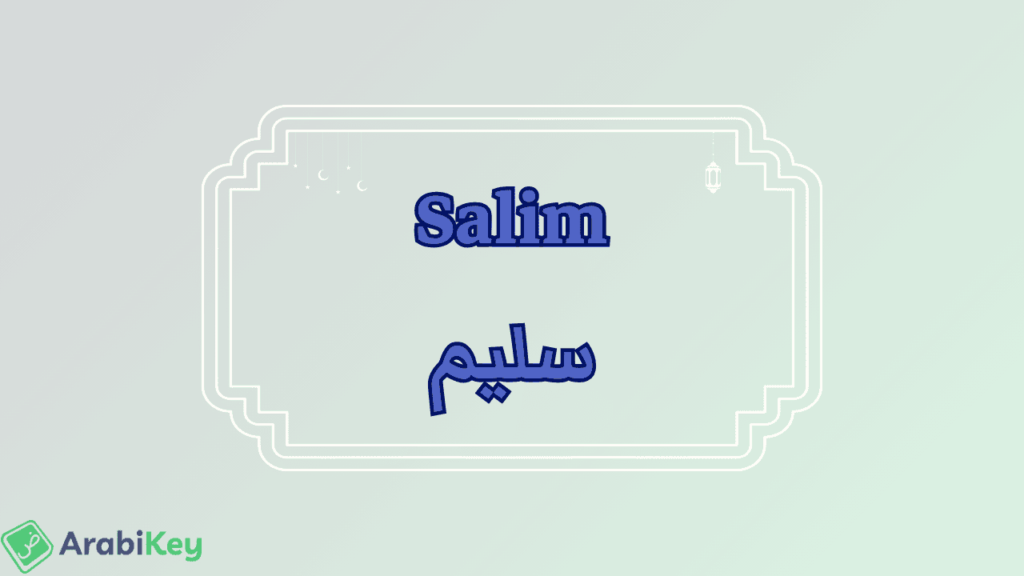 meaning of Salim